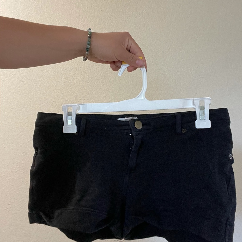 Black stretchy shorts